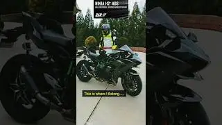 Ninja H2👌it's not a hobby; it's a passion, it's the emotion #h2r # ninjah2