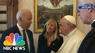 Biden Meets With Pope Francis Ahead of G-20 Summit