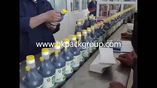 Automatic Soy Sauce Bottle Labeling Machine | High-Speed Labeling System | BKPACK