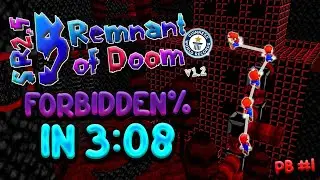 Forbidden% (3 Stars) Speedrun in 3:08 (WORLD RECORD) | Star Revenge 2.5: Remnant of Doom (SM64)