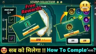 HOW TO UNLOCK STAMP IN STAMP COLLECTION NEW EVENT | FREE FIRE NEW EVENT | FF NEW EVENT TODAYON 3 MAy