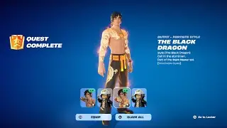 HOW TO GET THE BLACK DRAGON CARTER WU SKIN IN FORTNITE!