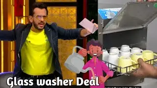 Deal with all shark || tech product commercial Automatic Glass washer