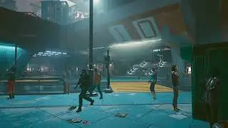 Peoplewatching only stream, relaxing atmospheric cyberpunk vibe ambient asmr 11+ hour