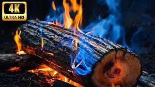🔥 Find Your Zen: Crackling Fireplace & Cricket Sounds for Deep Relaxation & Mindful Living V1