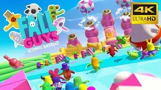 Fall Guys &bull; 4K Gameplay &bull; PS4 Pro