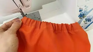 HOW TO SEW SIMPLE ELASTIC IN 2 MINTUTES|| by deni collection