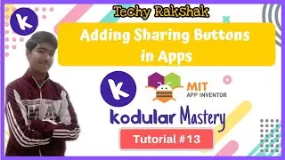 #13 How to Add Share Button in Kodular Apps | All Sharing options Discussed | MIT App Inventor Hindi