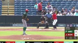 Tahnaj Thomas faces Rome Braves