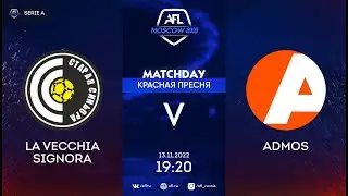 AFL22. Italy. Serie A. Day 20. La Vecchia Signora - Admos