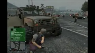 Gta 5 online/ Lobby chaos... Surrounded by Modders!!! xD