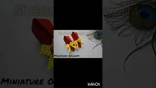 Easy steps to make paper Origami shoes # paper craft #shorts #ST sisters craft world
