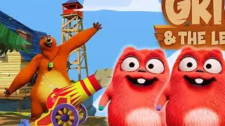 Grizzy and the Lemmings Cannon Gameplay &ndash; Super Fast Lemmings Shoot Ep-786