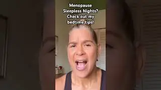 Menopause sleep problems?