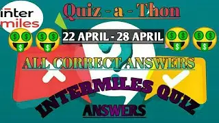 INTERMILES QUIZ ANSWERS TODAY |22ND APRIL QUIZ ANSWERS | INTERMILES QUIZ | ALL ABOUT CRICKET