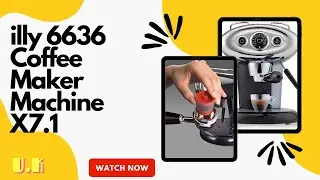 illy 6636 Coffee Maker Machine X7.1, Iperespresso Capsule Pods Coffee Machine with Milk Steamer