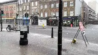 Snow in London 2021