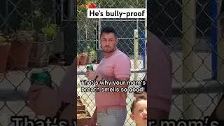 Savage kid is bully-proof!