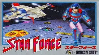 [NES/FC] Star Force (スターフォース). Playthrough. FC 星际力量 通关