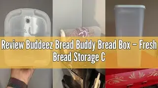 Review Buddeez Bread Buddy Bread Box &ndash; Fresh Bread Storage Container, Plastic Sandwich Bread Dispens