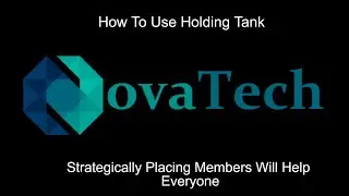 NovaTechFX | How To Use The Holding Tank