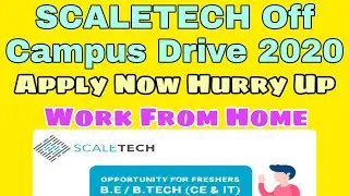 Offcampus Drive 2020| Fresher Job vaccancy 2020 | Private jobs| Engineering Job for Fresher