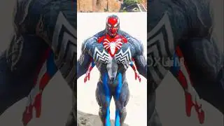 GTA V SPIDERMAN & VENOM's (Spider-Venom) REVENGE ON ZOMBIE SPIDER-MAN! #shorts #gta5