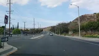 Bouquet Canyon Road in Saugus, CA - 4/2021
