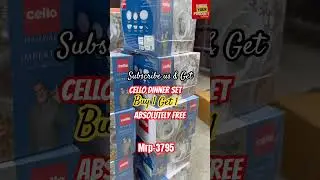 CELLO OPALWARE DINNER SET| GERMAN TECHNOLOGY| CHIP RESISTANT #viral #cello #dinnersets #trending #yt