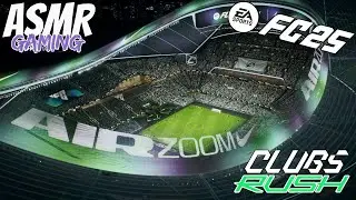 Gaming ASMR 💤 EA FC 25 Clubs Rush Match 😴 Relaxing Soft Whispering 🎧 Controller Sounds 🎮