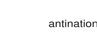 How to pronounce antinationalism