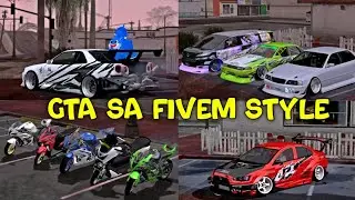 GTA SA FIVEM STYLE [ HIGH VERSION ] 200 KENDARAAN🔥 | SUPPORT ANDROID 11 TERBARU OFFLINE