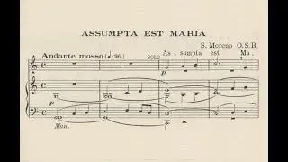 Moreno, Stephen (1889 - 1953) Assumpta est Maria.