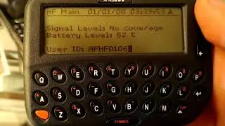 RIM Blackberry 850 using custom OS for a delivery drivers