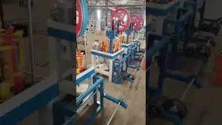 QX90-32 Rear Cable Wire Rack #High-Speed Braiding Machine #Shoelace Braiding Machine #Factory Photos
