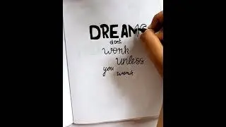 English calligraphy | easy | quotes | Fathi's dream palace