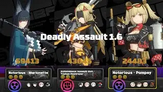 Miyabi, Soldier Anby & Burnice | Deadly Assault 9 Stars Clear | ZZZ 1.6.2