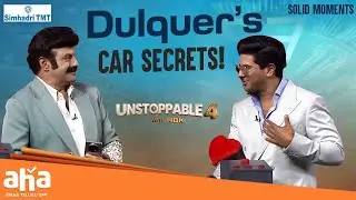 Venky Atluri Tells  Dulquer&rsquo;s Garage Secrets!  Unstoppable with NBK | ahavideoIN