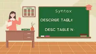 MySQL Describe Table