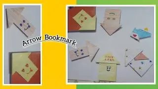 How to make paper Arrow corner bookmark |Paper Crafts | Easy  Arrow paper craft | DIY Arrow craft