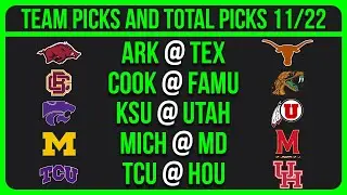 College Football Picks Today 11/22/25 NCAAF Week 13 Betting Picks and Predictions