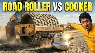 Road Roller vs Cooker | Testing Road Roller vs Cooker Experiment | Shocking Results