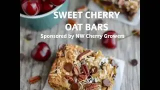 Sweet Cherry Oat Bars
