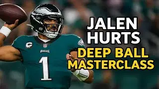 Jalen Hurts Deep Ball Masterclass &ndash; Every Downfield Completion in 2024