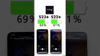 Samsung Galaxy S23+ vs. S22+ Battery Test🔋Full video on my channel 🤙🏼