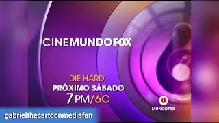 MundoFox - Die Hard promo (Incomplete) + Cine MundoFox bumper (August 9, 2014)