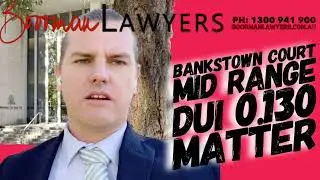 Bankstown Court DUI Lawyer represents 1st time Middle Range Drink Driving Offender