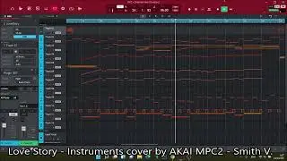 Love Story - Intruments cover AKAI MPC2