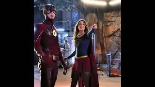 Barry, Kara and Winn's goofy moment #theflash #supergirl #barryallen #karadanvers #shorts