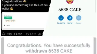 How to widraw your cake core tokens to metamask step by step guide. #cakecore